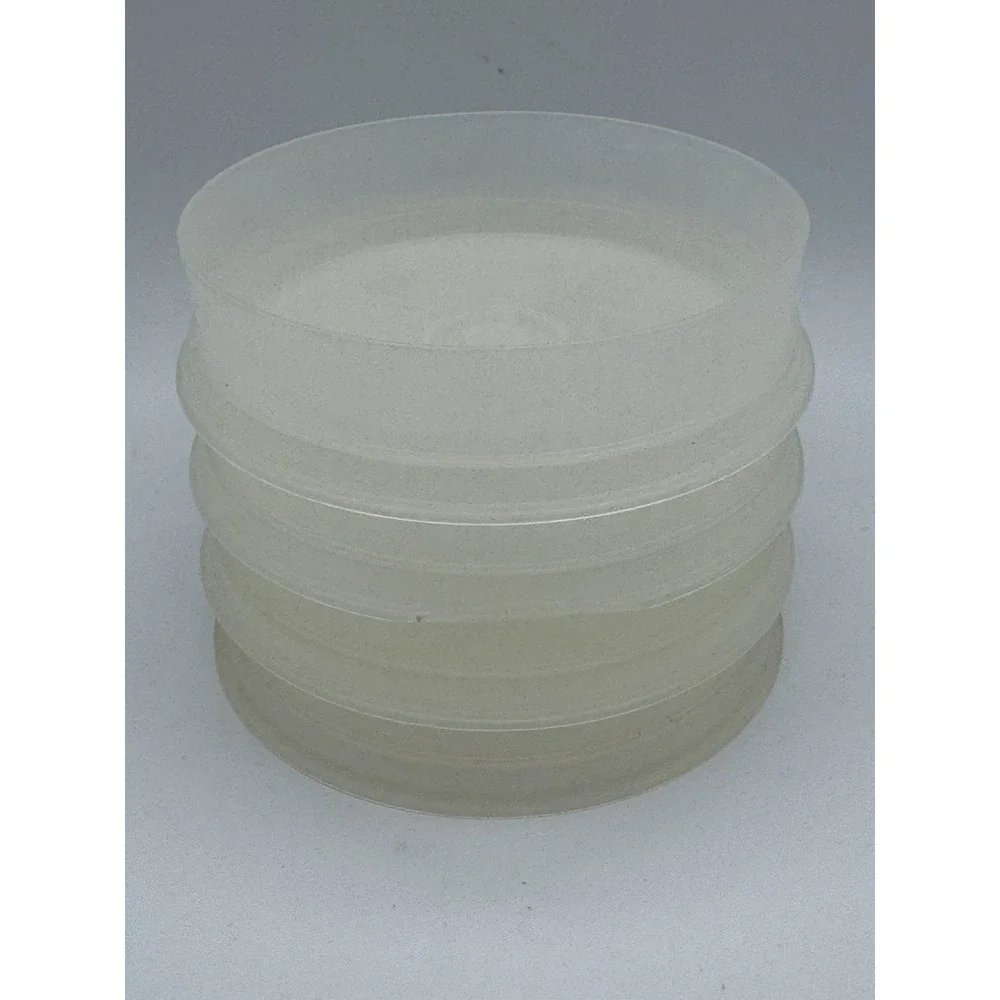 4‎ TUPPERWARE 882-6 - 4 Inch Burger Press Freezer Patty Keeper w/ Press No Lids